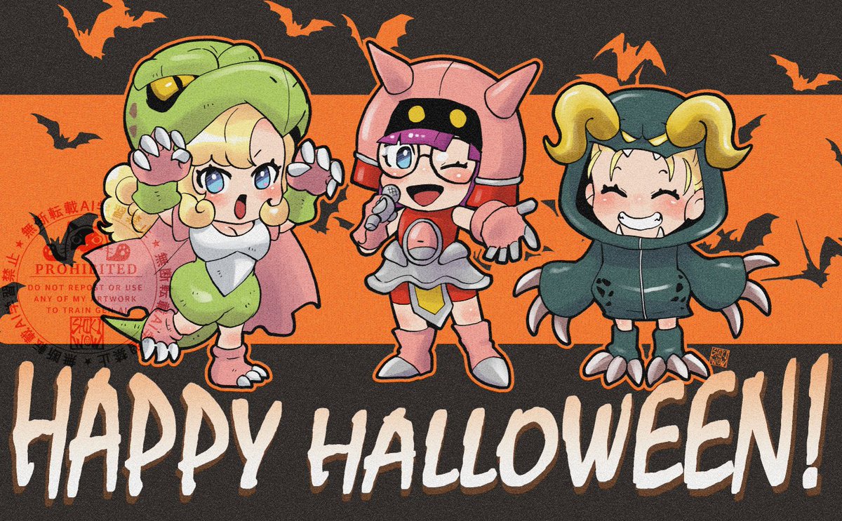 Happy Halloween 🎃 
クロトリガールズにコスプレしていただきました。