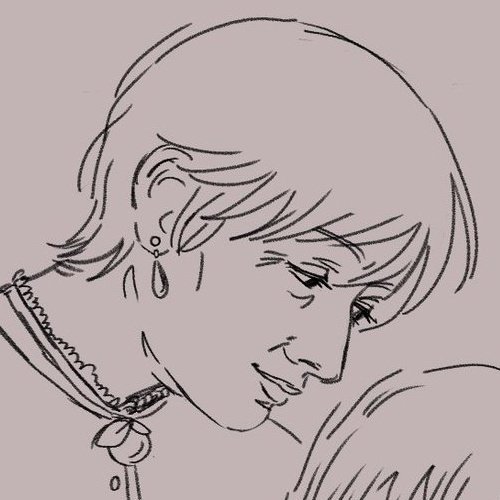 fondly remembering the time i entered a flow state and drew the most beautiful old lady ever