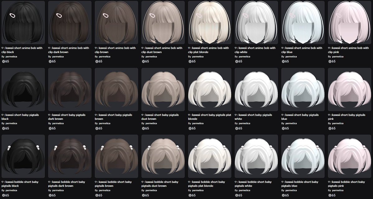 kwaesyo's tweet image. kawaii hair collection uploaded to parmetica ♡
- likes & repost appreciated :3
catalog : roblox.com/catalog?Catego…
REMINDER: headless horseman giveaway ends in 2 days, make sure to enter !!