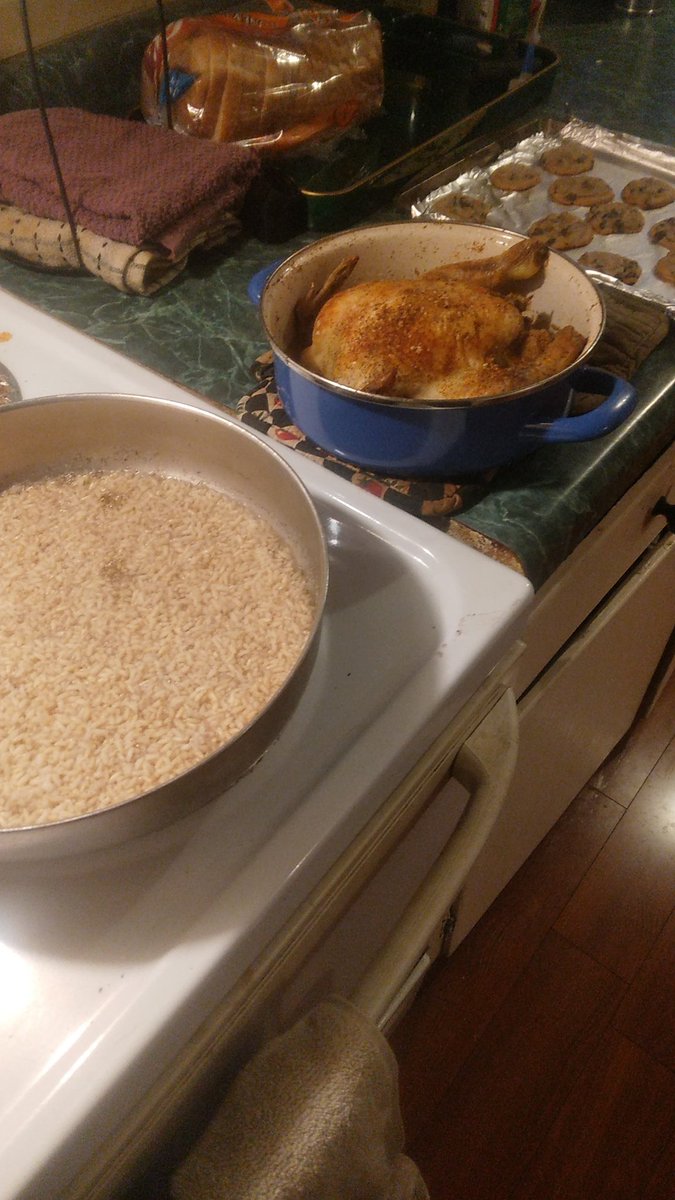 One and Only (@1nonly10_4) on Twitter photo NGL, it's days like this I wish a had a like minded woman, (*cough *cough in NC/SC) to enjoy this bird, rice and chocolate chip cookies with. 
It's been long enough, I've healed.
I don't want to look in the usual places; bars, fb, etc.... 
Ps. I  own my home. ๐ฃ ๐ NGL, it's days like this I wish a had a like minded woman, (*cough *cough in NC/SC) to enjoy this bird, rice and chocolate chip cookies with. 
It's been long enough, I've healed.
I don't want to look in the usual places; bars, fb, etc.... 
Ps. I  own my home. ๐ฃ ๐