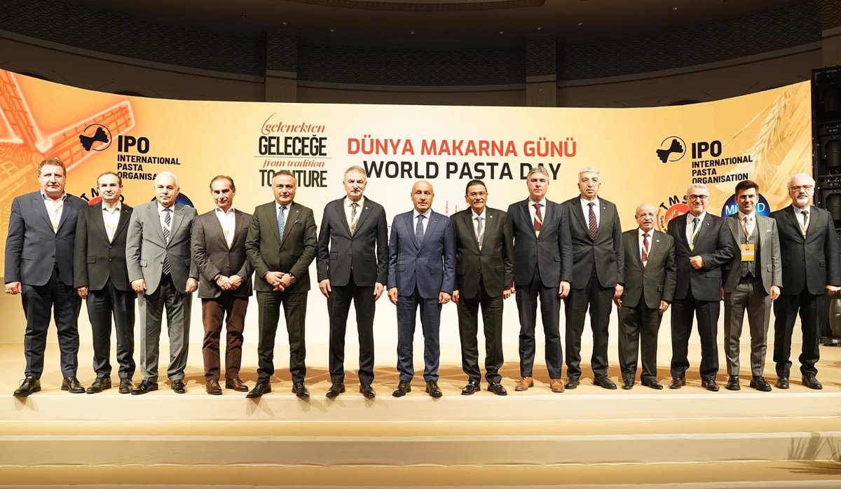 Türkiye Makarna Sanayicileri Derneği ile Makarna Üreticileri ve Sanayicileri Derneği'nin düzenlediği, Dünya Makarna Günü 2025 etkinliğine katıldık. Makarnanın hammaddesi durum buğdayından sektörün geleceğine önemli konuların konuşulduğu etkinliğin hayırlı olmasını diliyorum.