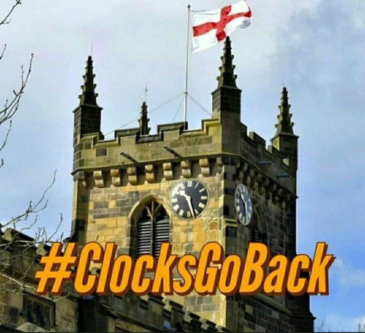 Don’t forget #ClocksGoBack