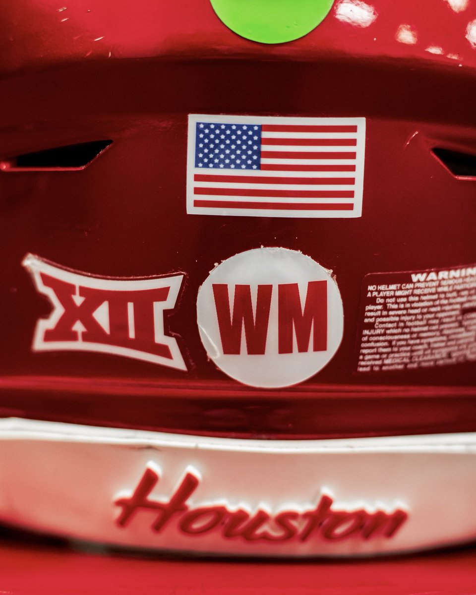 Each helmet will have a helmet sticker honoring Warren McVea.  Warren broke barriers, and we will continue to honor his legacy.