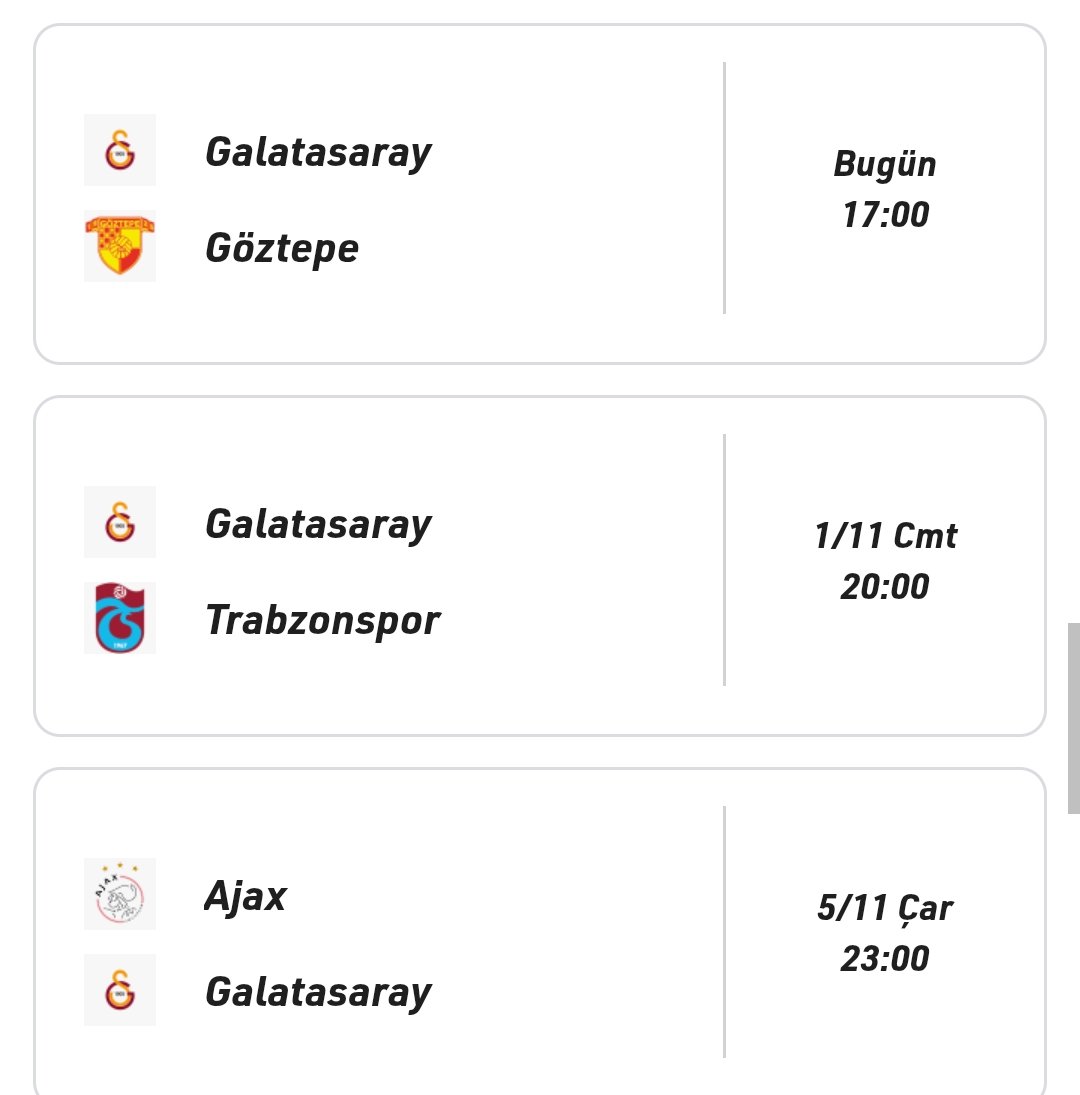 ▪️Önce Göztepe'yi yenip puan farkını tekrar 5 puan yapıyoruz.

▪️ Sonra Trabzonspor'u yenip puan farkını 8 yapıyoruz.

▪️ Şampiyonlar Ligi'nde Ajax'ı yenerek puanımızı 9 yapıyoruz.

İnna Fetahna Leke Fethan Mübina.