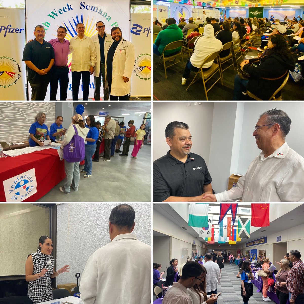 ConsulMexDal's tweet photo. Se desarrolló con éxito la #FeriaBinacionalDeSalud en @mountainview_dc. Agradecemos a nuestra Ventanilla de Salud y todos los aliados por acercar sus servicios a la comunidad migrante mexicana en el norte de Texas 🇲🇽🩺 #SemanaBinacionalDeSalud #VDSDallas @IME_SRE https://t.co/wXresNo8Tk