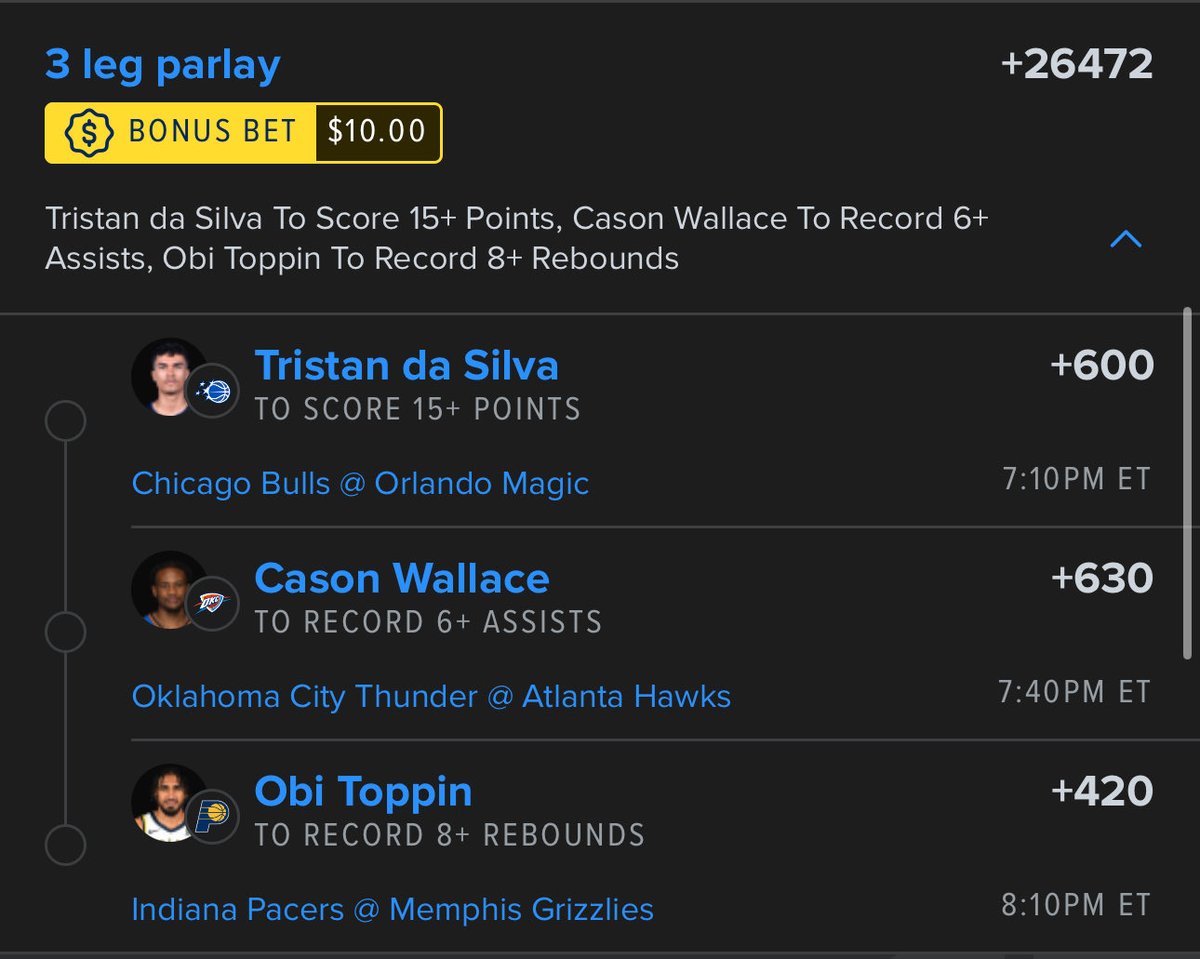 Missing out on some value but had some bonus shmeckles on FD so I threw it on this