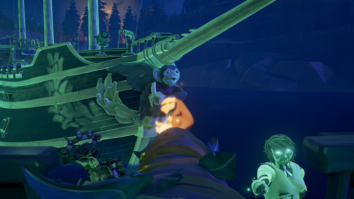 #SoTShot  <a href="/SeaOfThieves/">Sea of Thieves</a> 

Contest Theme: Haunted Hulls

"the shot of the Undead"