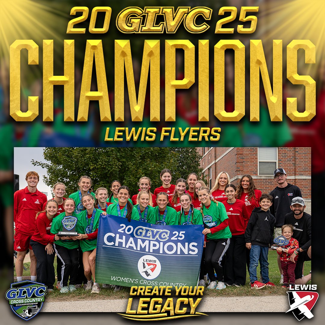 🏆🏃 DYNASTY. 

Congratulations to <a href="/LewisWXC/">Lewis Women's XC</a> on winning its 4th-straight GLVC Women's Cross Country Championship!

#GLVCchamps | GLVCsports.com/25WXCchamps