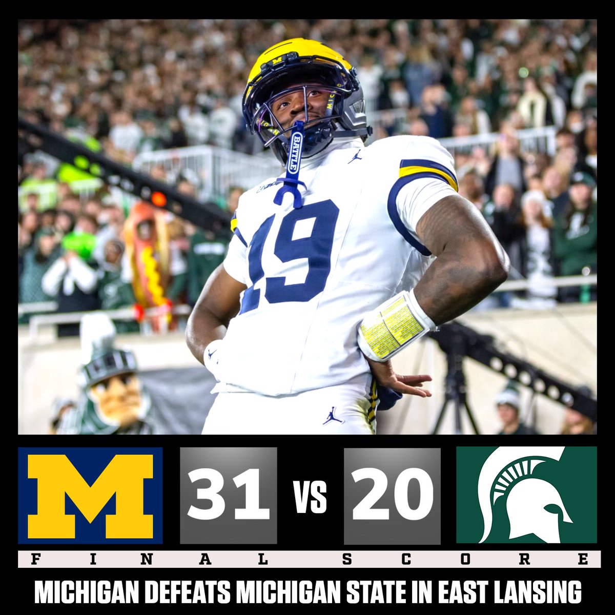 uofmcoverage's tweet image. GOODNIGHT LIL BRO 〽️