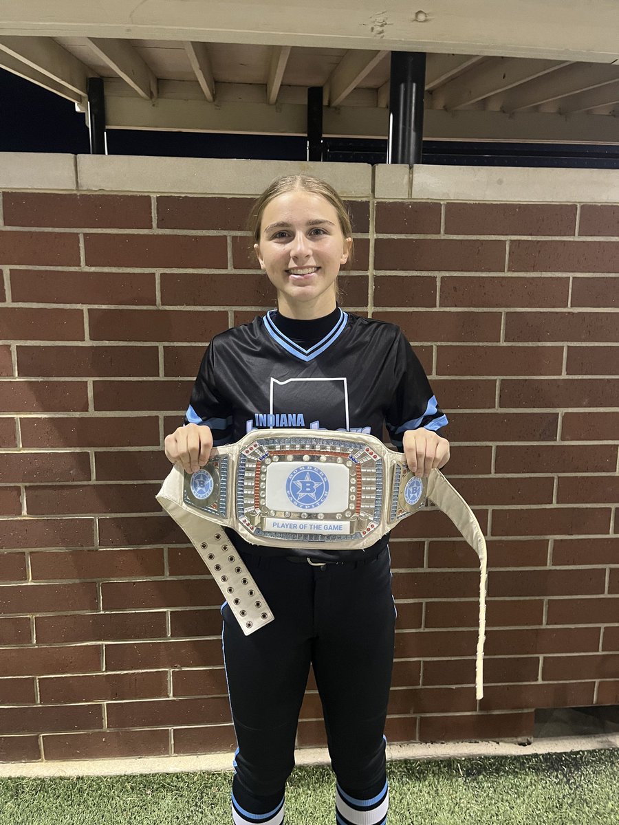 Excellent outing in game 3 for <a href="/SammieK85803/">Sammie Kulwicki</a> that earned her the Player of the Game! Great work, Sammie!