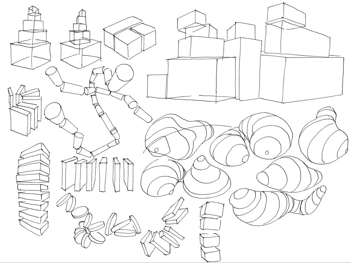 deepseabed's tweet image. These practices are making me feel as if I might be able to draw better. 昨晩ときょうのぶん。ラクガキができそうなきもちになってきている、、、！コインみたいな形状がヘタなんだけど、じぶんのできてないところに気づいて修正していかねば。
#日々描く #drawing