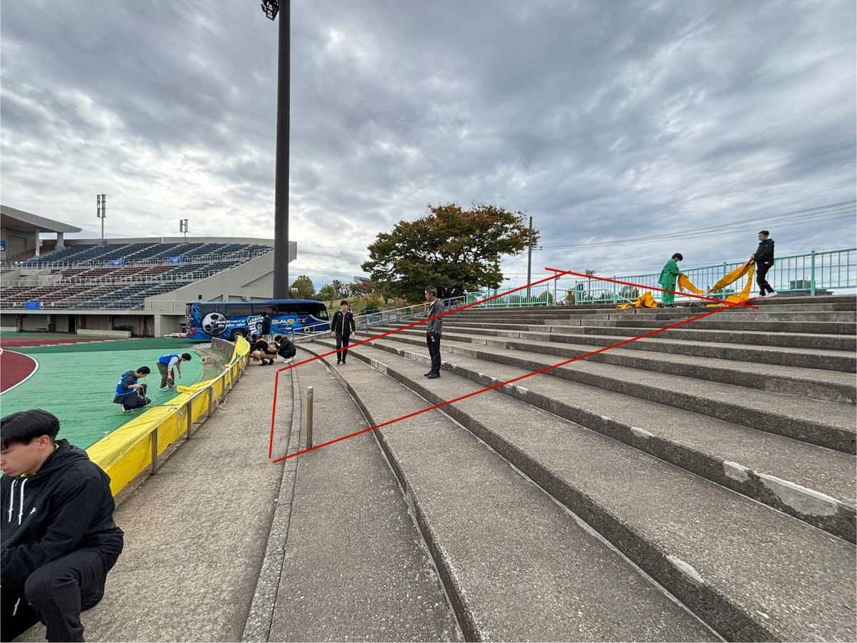 申し訳ないです、写真の添付が漏れていました。
赤枠付近になります！
#jefunited