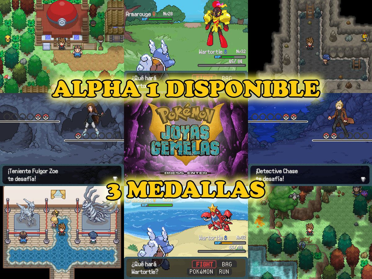 AsInfinity_Rod's tweet photo. ✨¡Descarga Pokémon Joyas Gemelas!✨

💥Explora la Región de Crystalia y derrota a todos los que se interpongan en tu camino.

(Resubido en Drive por Copy XD)

⬇️Enlace:
https://t.co/21HT41QR6v

🎞️Tráiler:
https://t.co/QKg1fPnZh5

💖Se agradecería que compartan el contenido 💖 https://t.co/FQHsYzfwOM