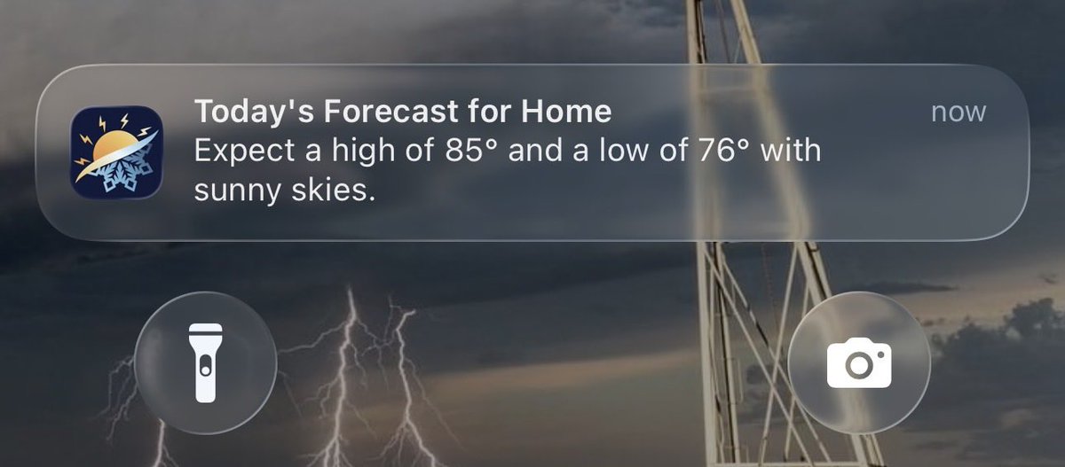 Tropical push notifications and Daily Forecast summaries coming soon!