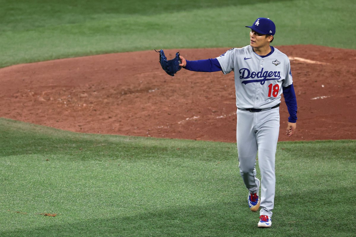 Yoshinobu Yamamoto is unbelievable.

He just pitched a second straight complete game in the playoffs — one in the NLCS and one in the World Series.

He allowed one run with eight strikeouts on 105 pitches.

The Dodgers and Blue Jays are heading to LA with the series tied at 1.