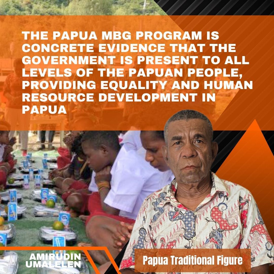 Ririn_Rizky's tweet image. The Papua MBG Program shows the government’s real commitment to equality and human resource development. 
#PapuaMBGProgram
#EqualOpportunity
#HumanResourceDevelopment
#PapuaForProgress
#HealthyGeneration
#EmpoweringPapua
#BetterFutureForPapua