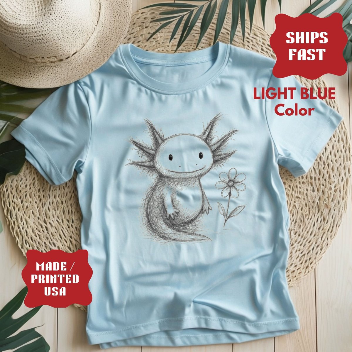 rodpashop's tweet image. Cute Axolotl Flower Shirt – Kawaii Nature Tee | Whimsical Cottagecore Aesthetic Top
#AxolotlLove #KawaiiStyle #CottagecoreVibes #CuteCreature #NatureAesthetic
rodpadistinctive.etsy.com/listing/439276…