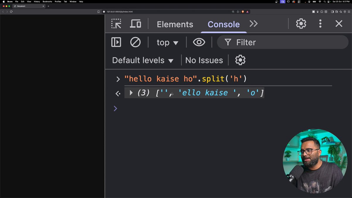 AlokDevJourney's tweet image. Day 31 of #100DaysOfCode
JavaScript - Day 2 getting fun now!
Covered:
statements, expression
replace(),
split(),
console.table() 
console.warn() & console.error()
alert() & prompt() - my first user inputs!
It’s crazy how much you can do just from the console! #javascriptlearning