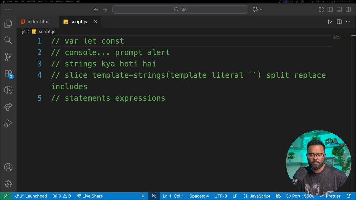 AlokDevJourney's tweet image. Day 31 of #100DaysOfCode
JavaScript - Day 2 getting fun now!
Covered:
statements, expression
replace(),
split(),
console.table() 
console.warn() & console.error()
alert() & prompt() - my first user inputs!
It’s crazy how much you can do just from the console! #javascriptlearning