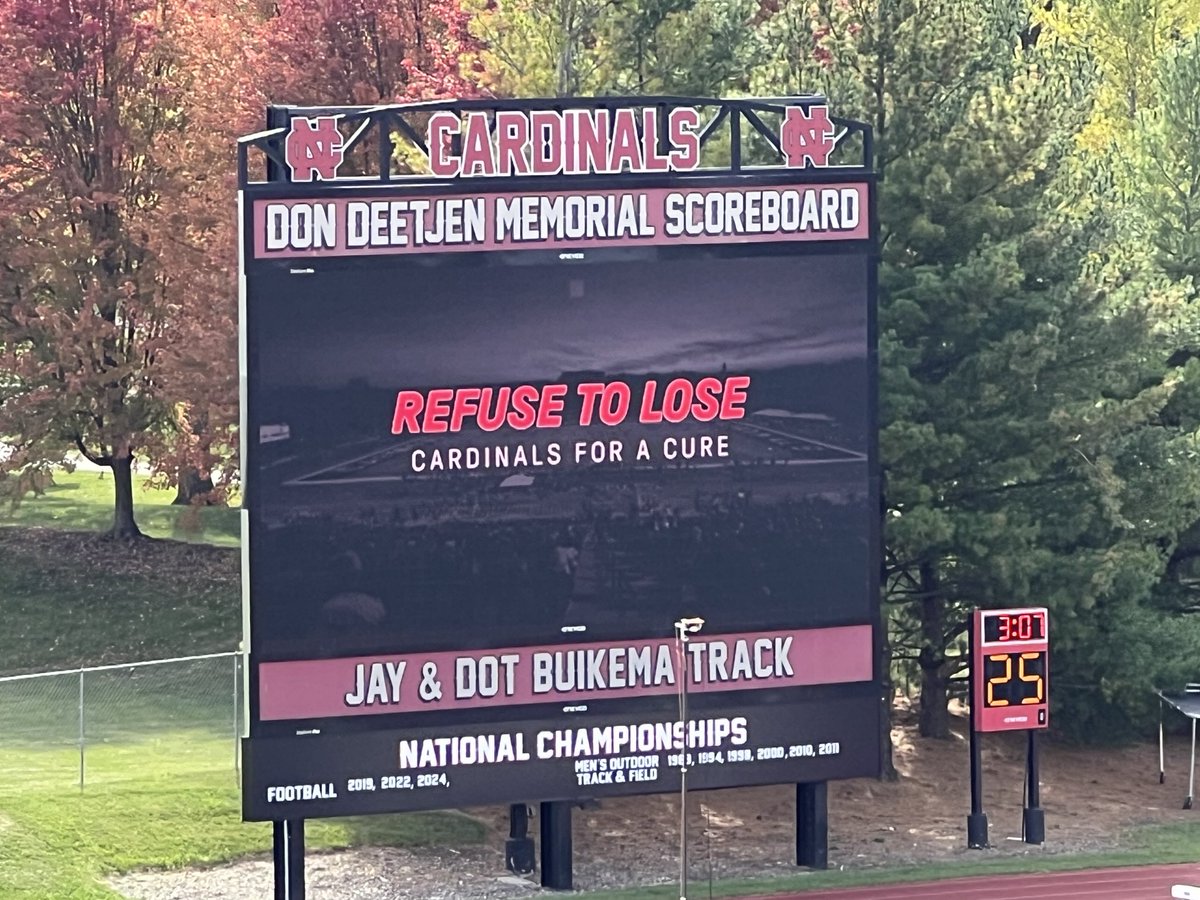 NCCClassof88's tweet image. Today. Special Day. Continue fighting ⁦@CoachJeffThorne
⁩ 
#RefuseToLose
#CancerSucks
⁦@northcentralcol⁩
⁦@football_ncc⁩ 
#D3FB
#D3Voices
