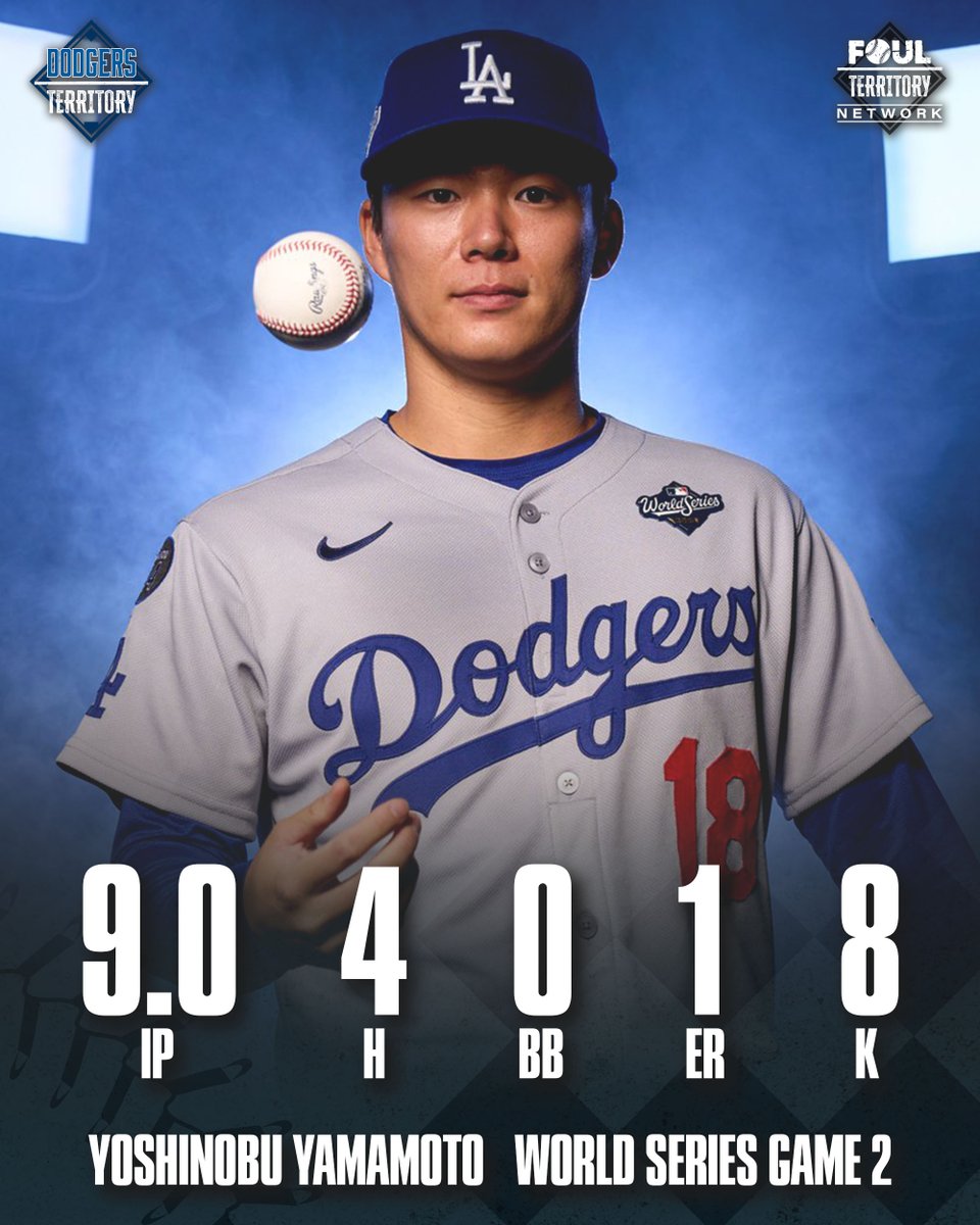 LADTerritory's tweet photo. BACK-TO-BACK COMPLETE GAMES FOR YOSHINOBU YAMAMOTO! https://t.co/bnzJ9m0lvP