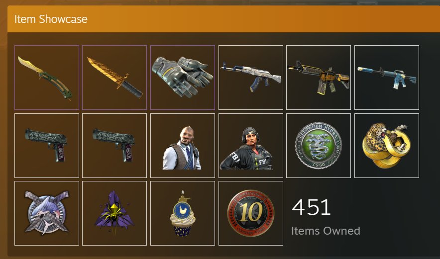 I took "buying the dip" a bit too seriously...

(only had the M9, M4a4, M4a1-s and Deagle before the crash)

Also shout-out to <a href="/noblesix_csgo/">Noble_CSGO (Buy/Sell Buff/UU Balance/Skins)</a> for the quick Buff trade