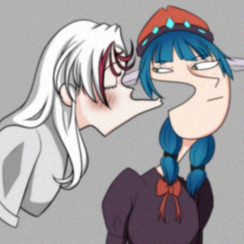 p_san13's tweet photo. #ShiroguardArt #chuunibarART    ahí el amorsssss @NichibotsuShiro @Ruri_Kurobara https://t.co/4tks3JeKDG