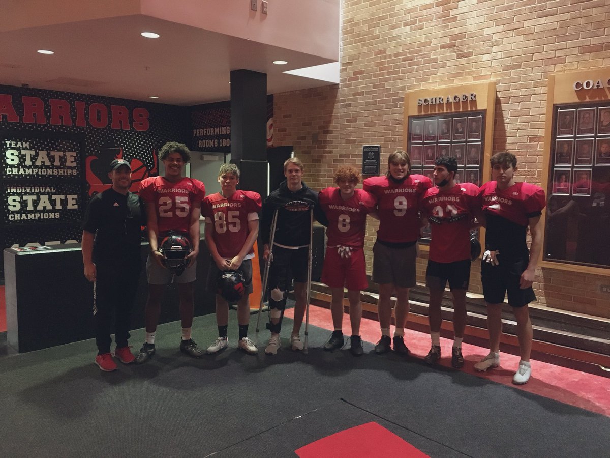 Five short years ago these guys were locking down the best receivers in Class A. Today, they’re making history for their schools! 
<a href="/WHS_WarriorFB/">Omaha Westside Warrior Football</a> 

 #A414A 
#2020StateChamps  
#Family 

<a href="/ColePayton9/">Cole Payton</a> -#1 <a href="/NDSUfootball/">NDSU Football</a> 
<a href="/BretzKoby/">Koby Bretz #25</a> -#2 <a href="/GoJacksFB/">SDSU Football</a> 
<a href="/dominic_rezac/">Dominic Rezac</a> #10 <a href="/VandyFootball/">#10 Vanderbilt Football</a>