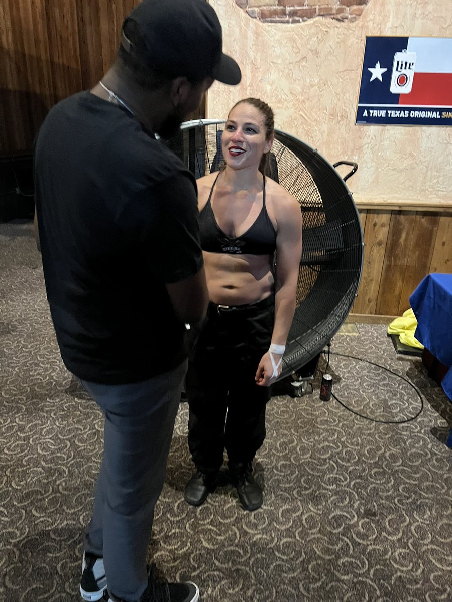 dorjabavisuals's tweet image. Had the pleasure of meeting The Problem, Marina Shafir. She is indeed a problem! 😂 #MarinaShafir #TheProblem #MPXWrestling