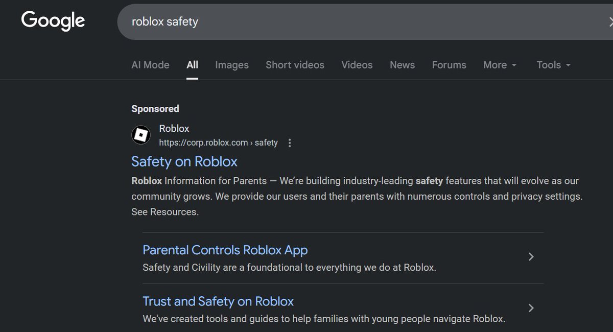 RealSchlep's tweet image. Roblox is buying ads trying to convince the public it is safe.
Meanwhile, child-safety lawsuits are being filed every other day over grooming, abductions and kidnappings linked to its platform