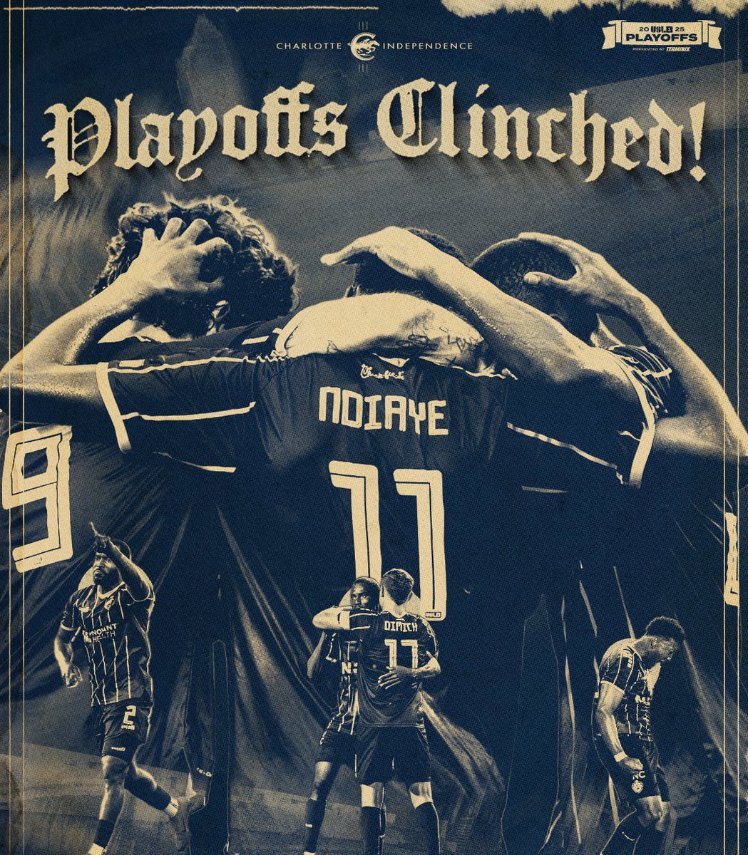 We Have Clinched The <a href="/USLLeagueOne/">USL League One</a> Playoffs