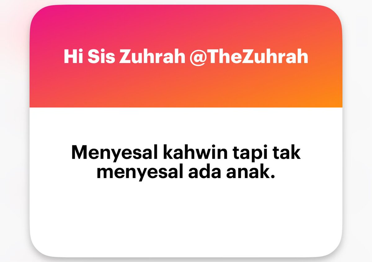 zuhrahx's tweet image. Menyesal kahwin 💔

I hope whatever hardship you’re facing right now will be lifted. &amp;amp; semoga kesabaran you dibalas dengan ganjaran pahala yang tiada batas.

Be strong mama

#curhat #regret