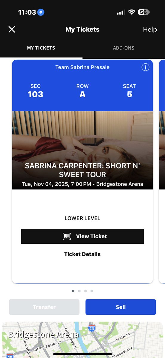 emilyyperez1's tweet photo. Selling 2 of my Sabrina Carpenter tickets for Nashville night 1! 
Dm me if interested https://t.co/1NsavKL69w