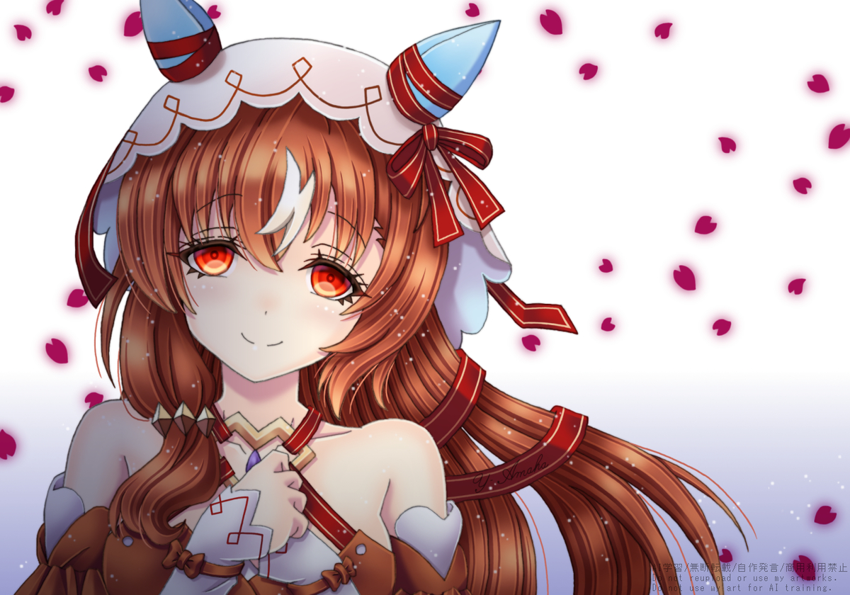 スティルインラブ「愛してる？アイシてるアイシテル？愛しテるあいしてるあいしテる愛してる愛してる？愛してる愛してる愛してる愛してる？愛してる」
#ウマ娘
#スティルインラブ