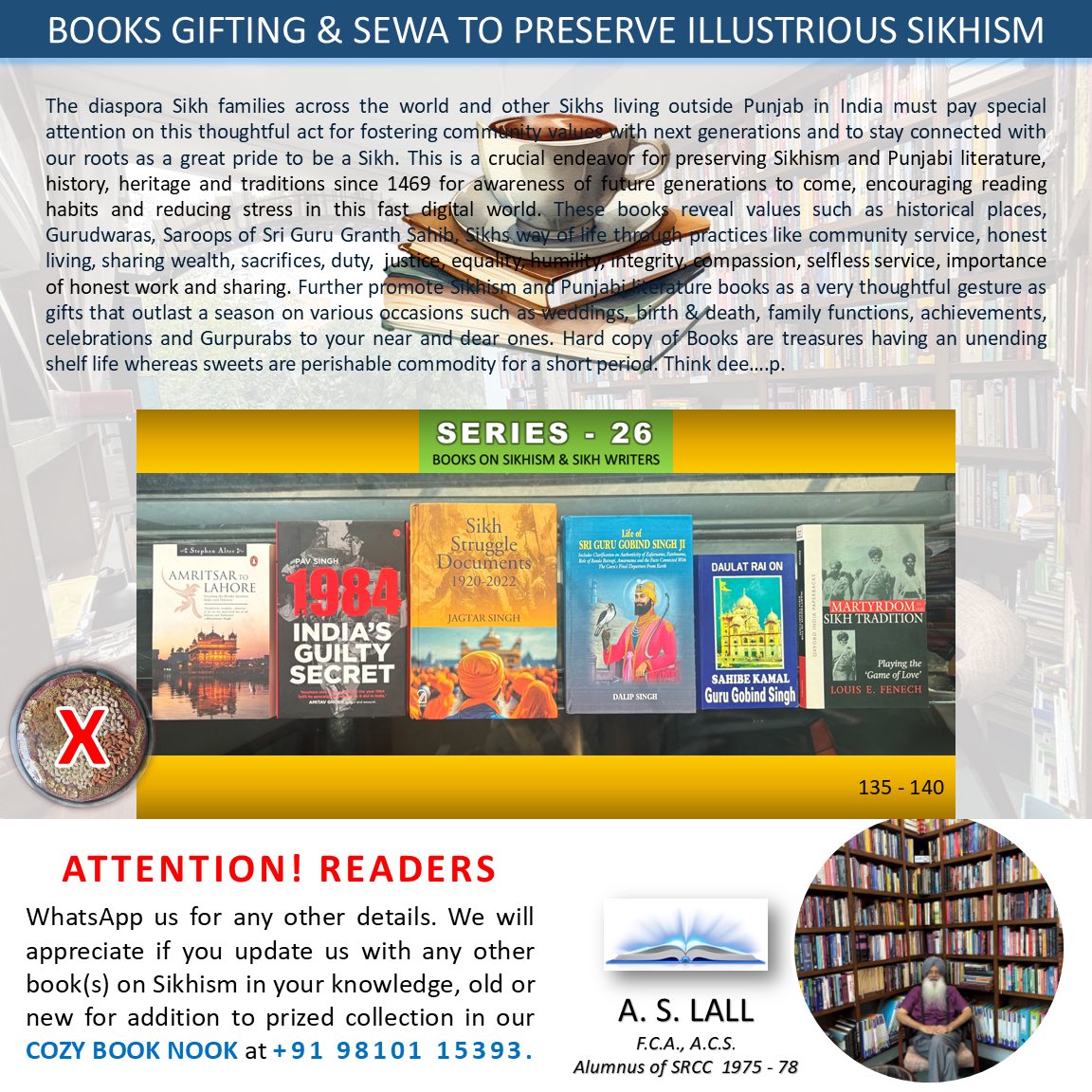 GloriousPunjab1's tweet photo. Books on Sikhism &amp; Sikh Writers. Series: 23 - 26. #Sikhs #Sikhism #Books #BooksPublishers #Punjab #Bookshops https://t.co/uEUqFER3Zq