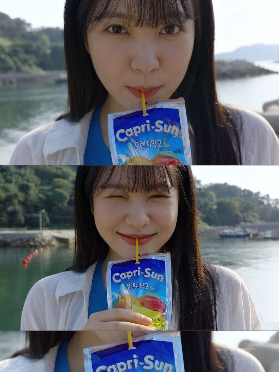 yerivmie's tweet image. bidding my bye to summer because a different season is about to replace this sunny-happy vibe. ⪩⪨ honorable mention to caprisun orange mango as well, for bringing all the possible sweetness to my journey! ‧₊˚ 🌴🥭