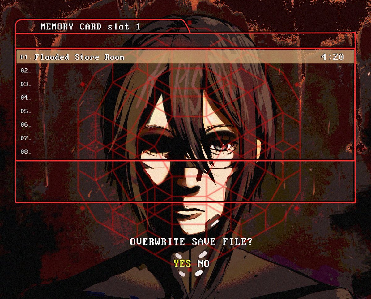 Don't have much space left so no multiple saves. 

#SIGNALIS #signalisfanart