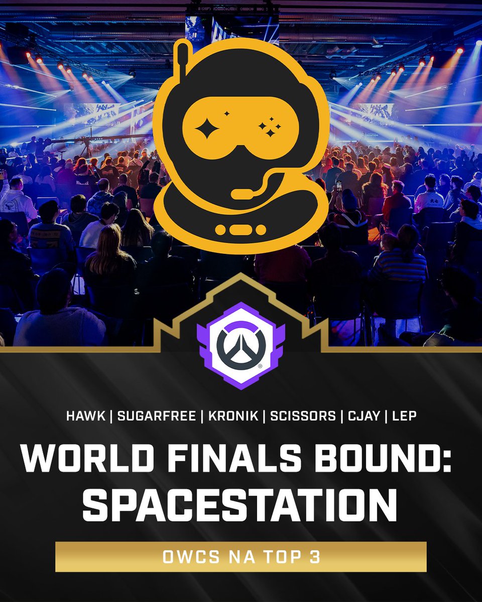 OW_Esports's tweet image. Think Stockholm&apos;s airport has a pad for their rocket? @Spacestation are blasting off to the #OWCSFinals!

@Thee_Hawk 
@sugarfreeOW 
@KronikFPS 
@scissorsszz 
@cjayow 
@Lep_ow
