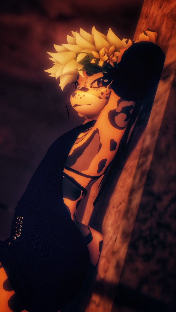 Sucks2Wolfy's tweet image. "The sunset looks so beautiful up here~"
📸: @CottonMixVr 
#VRChatPhotography