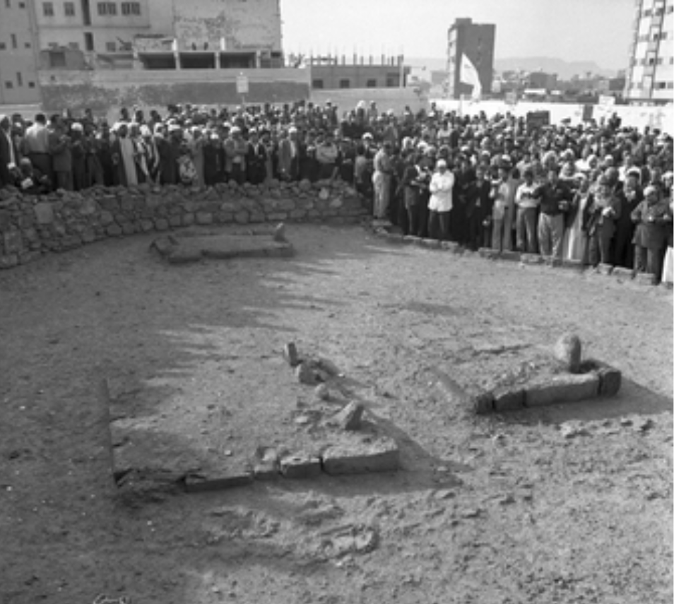 الجانب الجنوب غربي من البقيع