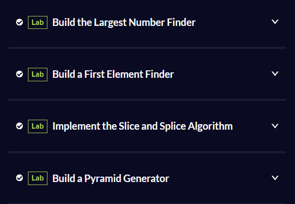 prlemayian's tweet image. Mini projects (continued)
> Largest Number Finder – applying iteration and comparison.
> First Element Finder – building functional utilities.
> Slice & Splice Algorithm Project – working with array methods.
> Pyramid Generator – combining loops and pattern logic.