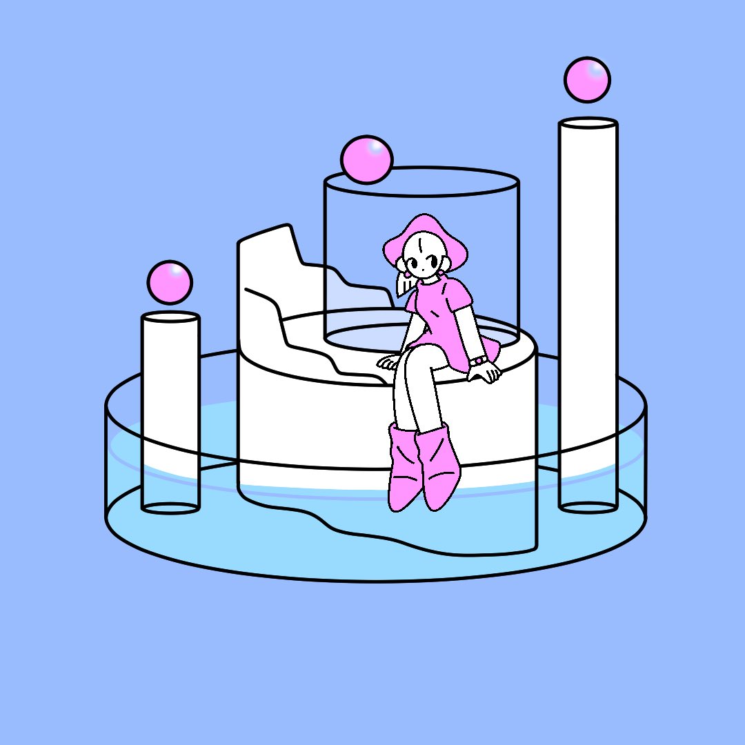 「朝活」|宮目果林のイラスト