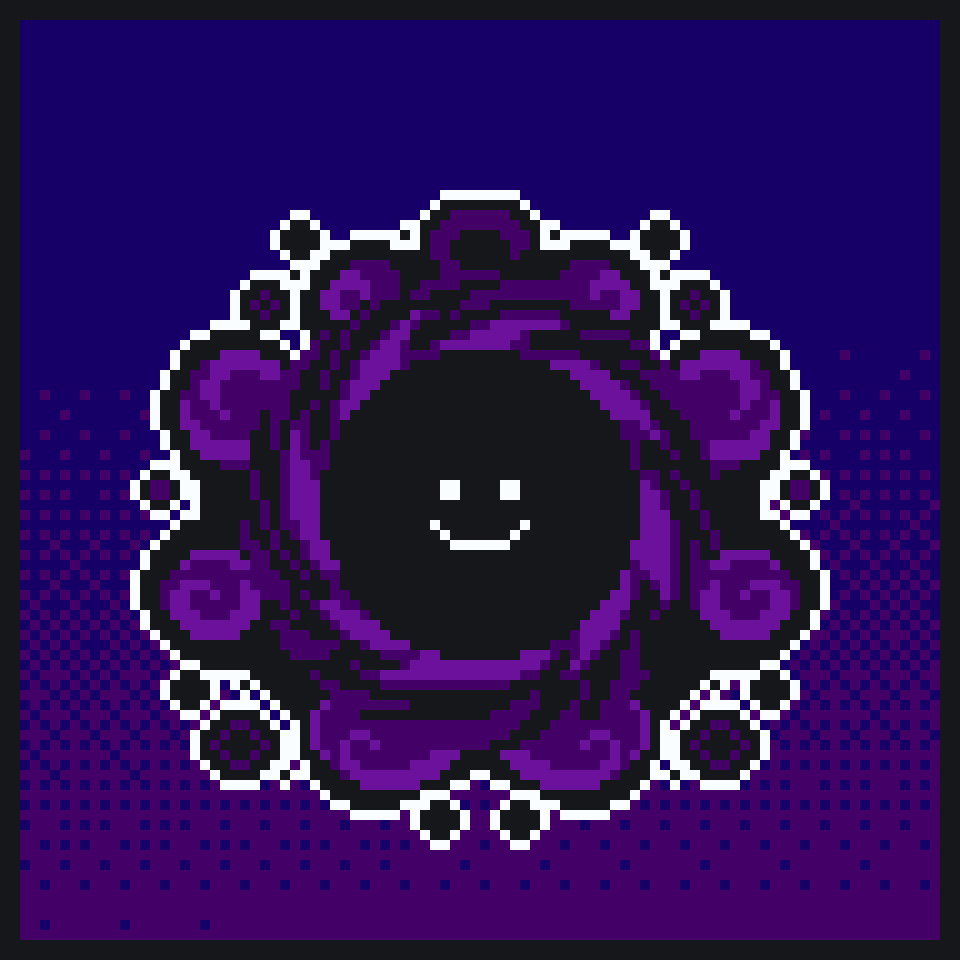 25. Black Hole 

#ドット絵 #pixelart #UFOctober2025