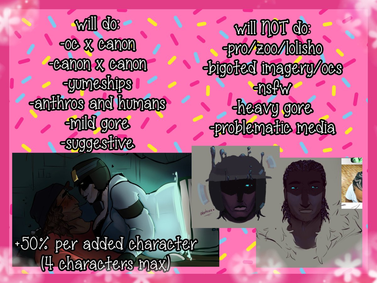 beebcore's tweet image. finally locked in and made my c0mm1$10n sheet. i need moneh. :9