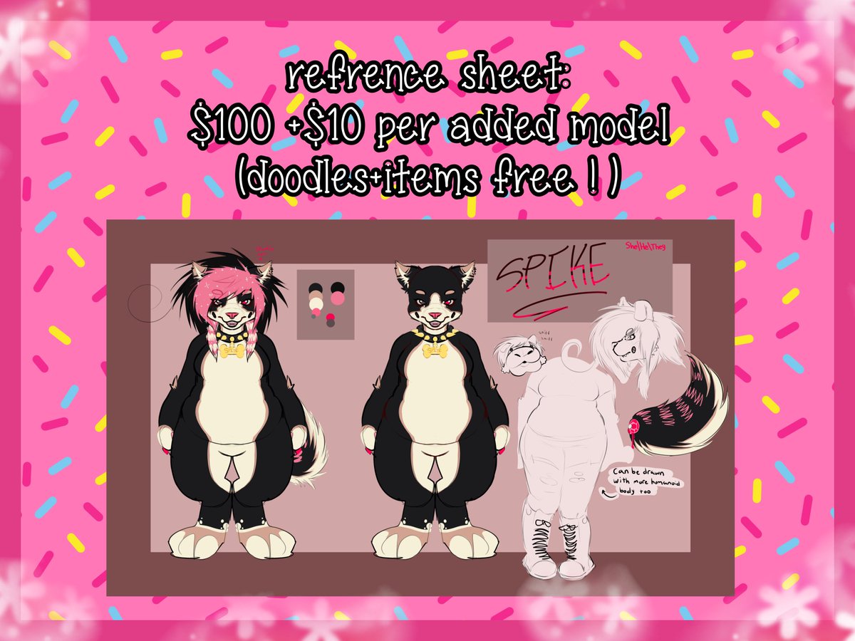 beebcore's tweet image. finally locked in and made my c0mm1$10n sheet. i need moneh. :9