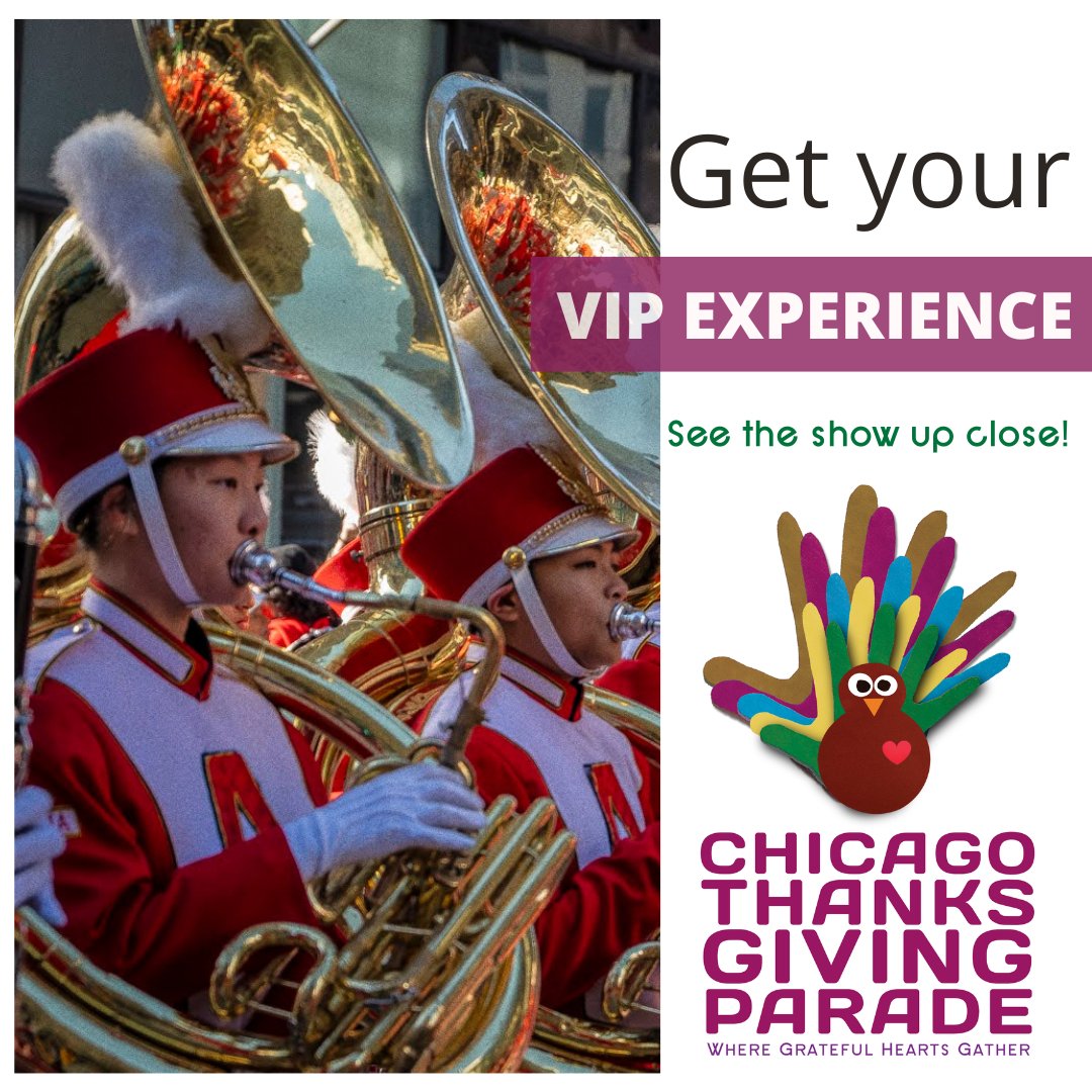Bundle up, sip your cocoa, and enjoy front-row magic. VIP seats put you right where Chicago’s holiday spirit shines brightest: hubs.li/Q03PZVlH0

#ChicagoThanksgivingParade
