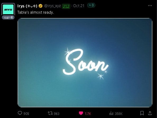 good night 

time to get to sleep

some thought:

as you all know the <a href="/irys_xyz/">Irys (✧ᴗ✧)</a> tge is around the corner, the competition has increased on both discord and twitter 

one thing that can make you win on this game is to stay consistent, keep creating insightful content about