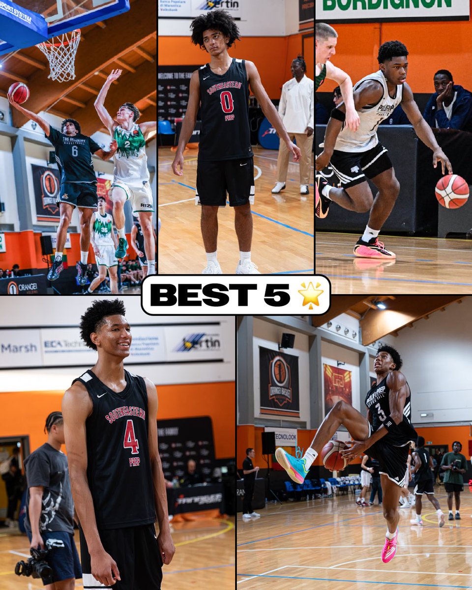 thestaralliance's tweet photo. 🌉🏀 Bridge of Hoops 2025 – All-Star Best 5

🇺🇸 American 5: Dominique Fisher, Beckham Black, Nasir Anderson, C.J. Rosser, Bruce Branch III

🇪🇺 European 5: Sekou Diarra, Ricards Aizpurs, Ignas Štombergas, Samuele Miccoli, Lukas Kubala

📸 @mr.hoop__ @therealgrindsession https://t.co/ULwc6SAfsG