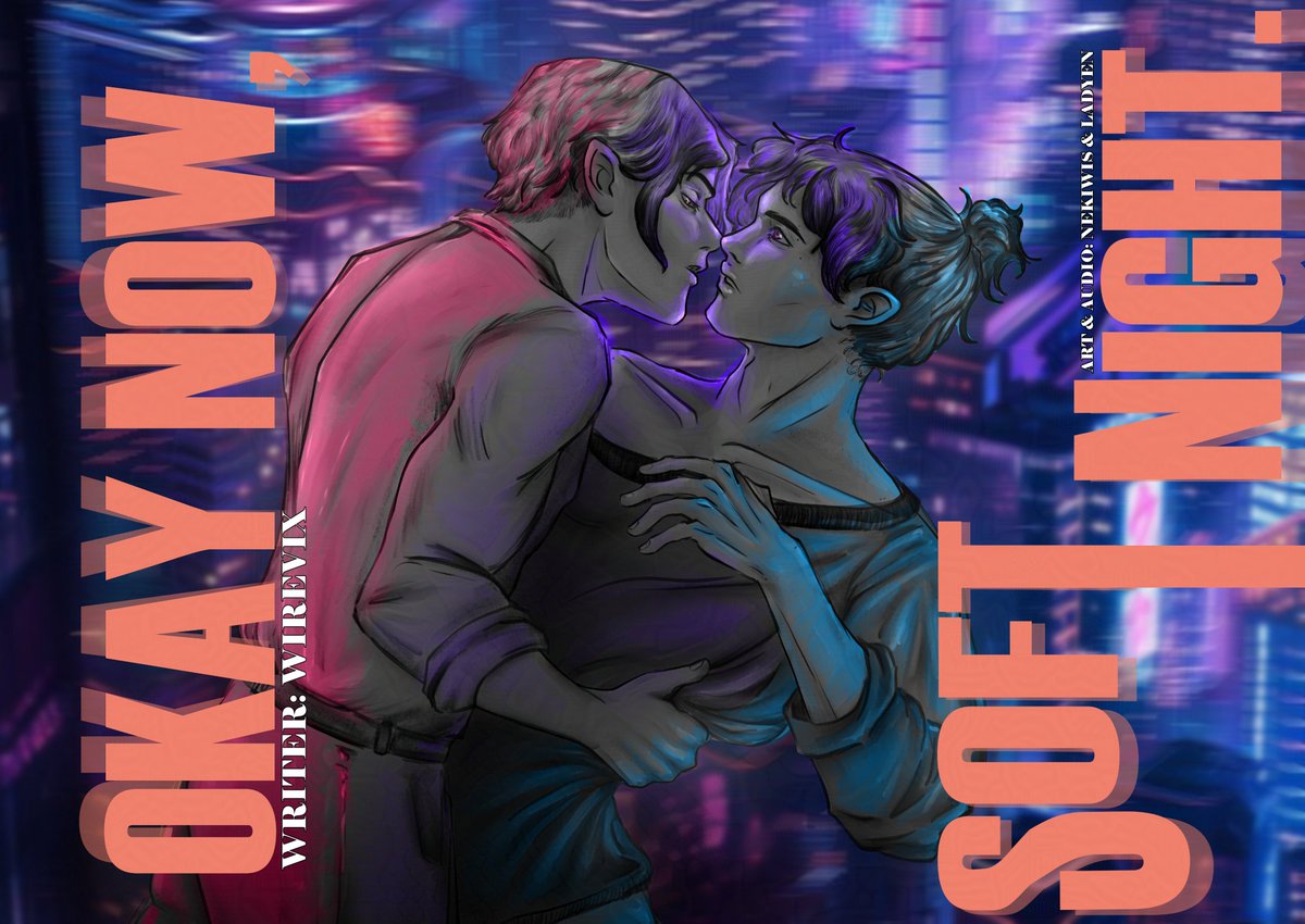 My second piece for the <a href="/MDZSBigBang/">MDZS Bigbang 2025 | Posting Phase</a>  is here!!

Based on a scene from "Okay now, soft night" by Wirevix and with a podfic version by LadyEn! 
It was a real fun challenge to illustrate this 🩶

#MDZS #wangxian 
Link ⬇