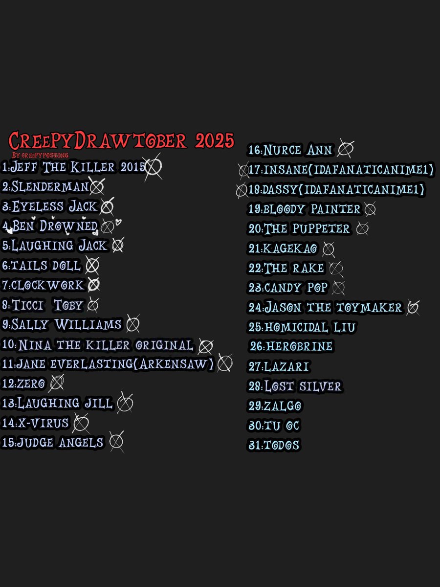 NovyyRory's tweet photo. #creepydrawtober2025
Dia 24 - Jason The Toymaker
#jasonthetoymaker #creepypasta https://t.co/I4AZSS0gpU